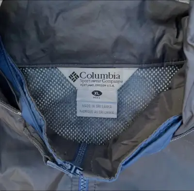 Chaqueta impermeable azul Columbia para hombre - miniatura 4