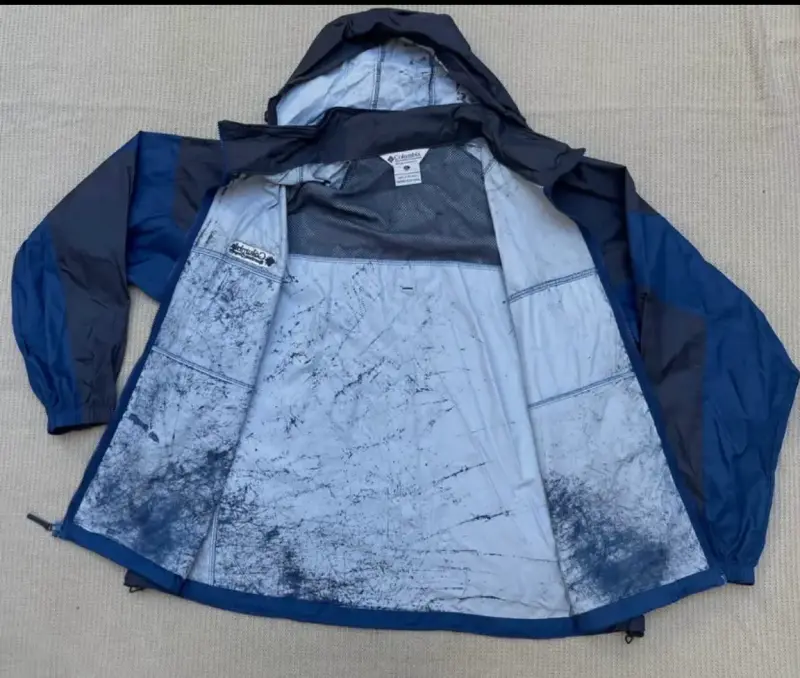 Chaqueta impermeable azul Columbia para hombre - 5