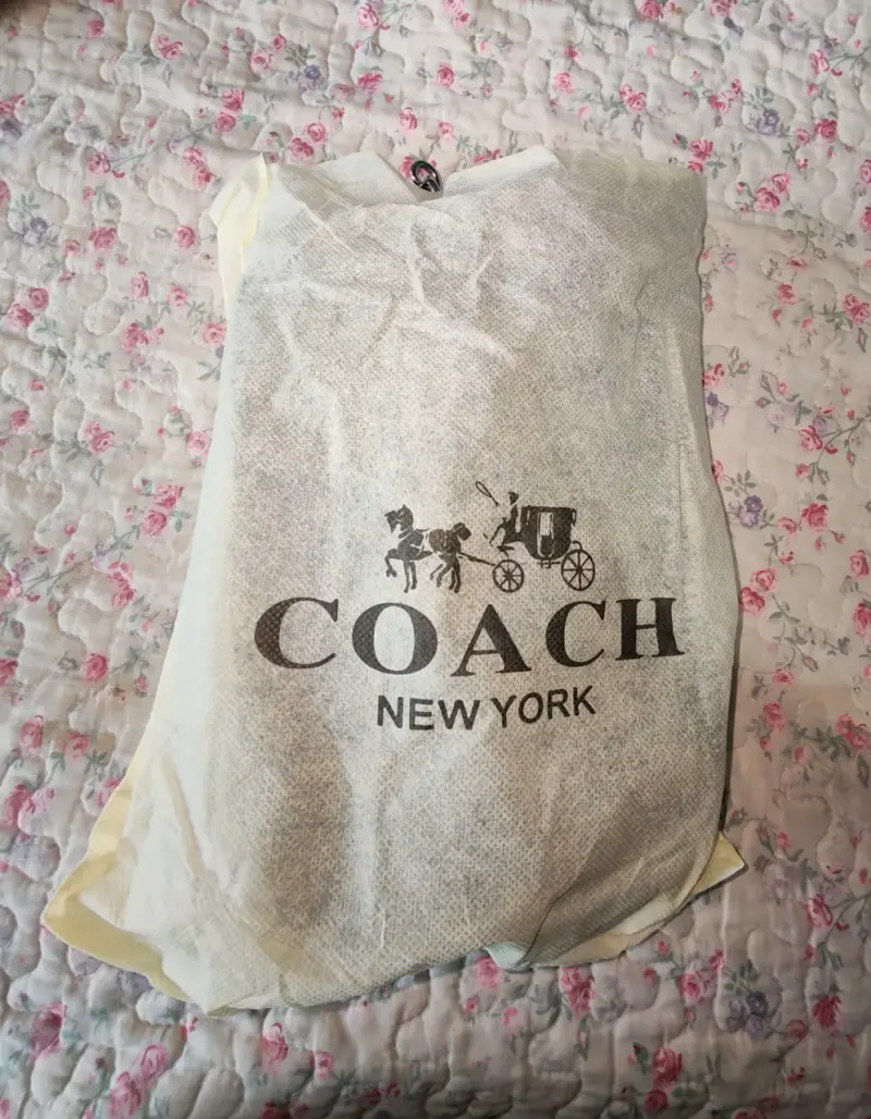 Bolso bandolera Coach negro con logo - 2