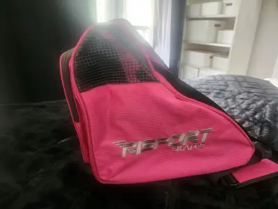Patines de hielo blancos con funda y bolsa - miniatura 5