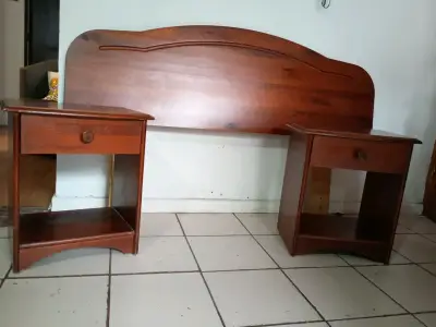 Cama de madera con colchones individuales - miniatura 2