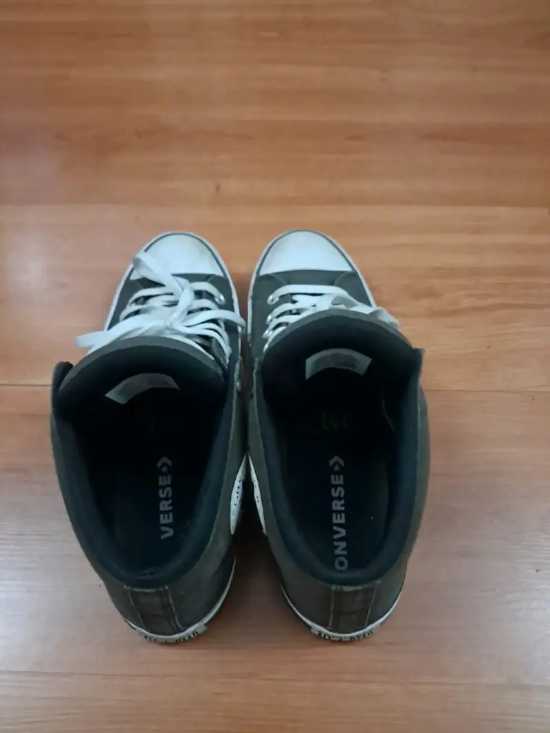 Zapatillas Converse altas verde oliva - 2