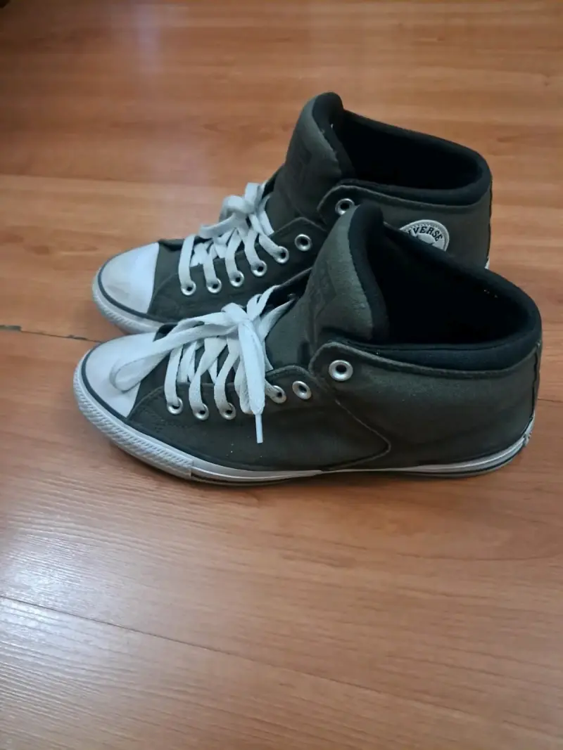Zapatillas Converse altas verde oliva - 3