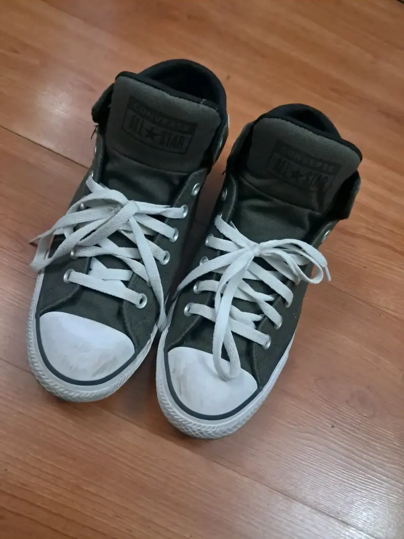 Zapatillas Converse altas verde oliva - 5