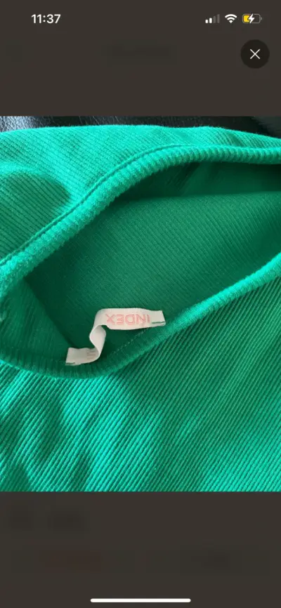 Vestido verde un hombro con corte lateral - miniatura 4