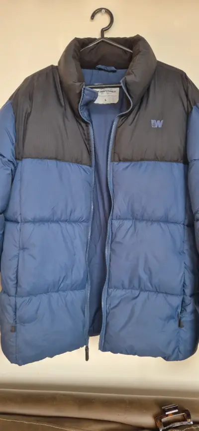Chaqueta acolchada azul Weinbrenner impermeable - miniatura 1