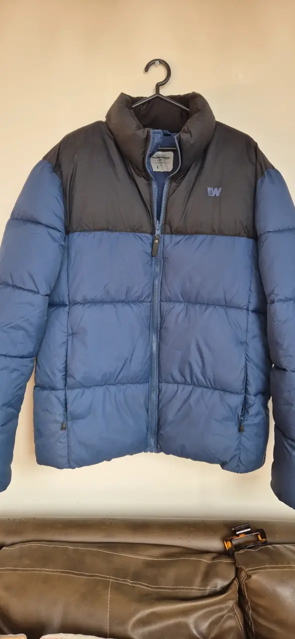 Chaqueta acolchada azul Weinbrenner impermeable - 4