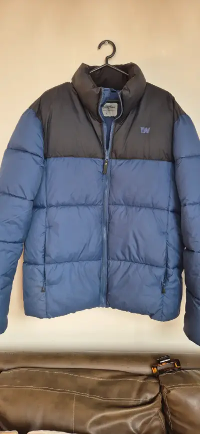 Chaqueta acolchada azul Weinbrenner impermeable - miniatura 4