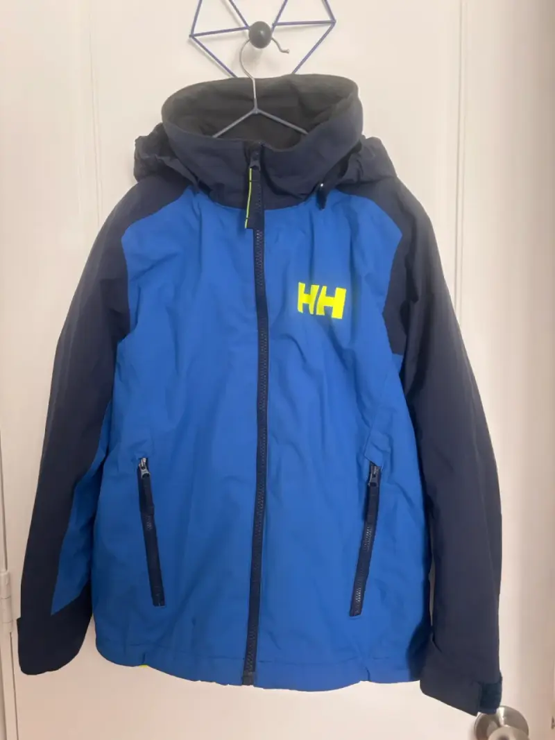 Chaqueta impermeable azul Helly Hansen para niños - 2