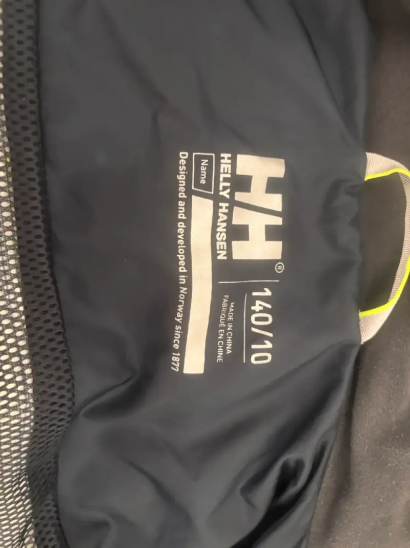 Chaqueta impermeable azul Helly Hansen para niños - 5