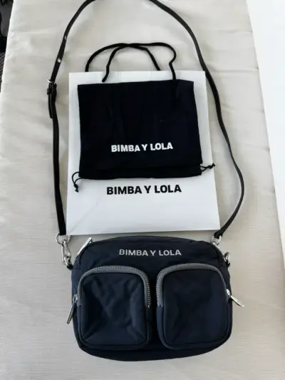 Bolso cruzado azul marino Bimba y Lola - miniatura 1