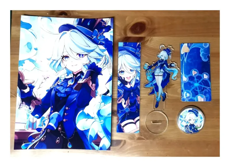Set de Productos de Furina Genshin Impact