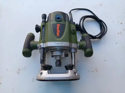 Fresadora Eléctrica Bauker 1500W Potente - miniatura 2