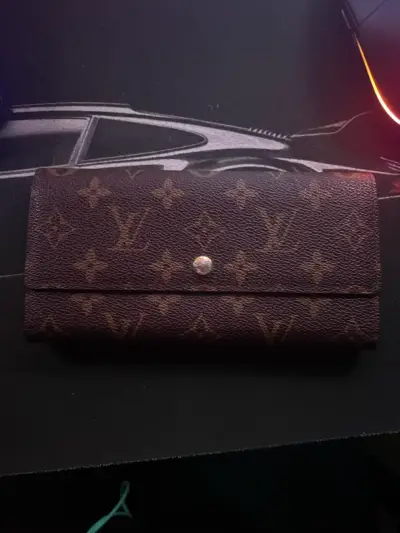 Cartera de cuero Louis Vuitton monograma - miniatura 1