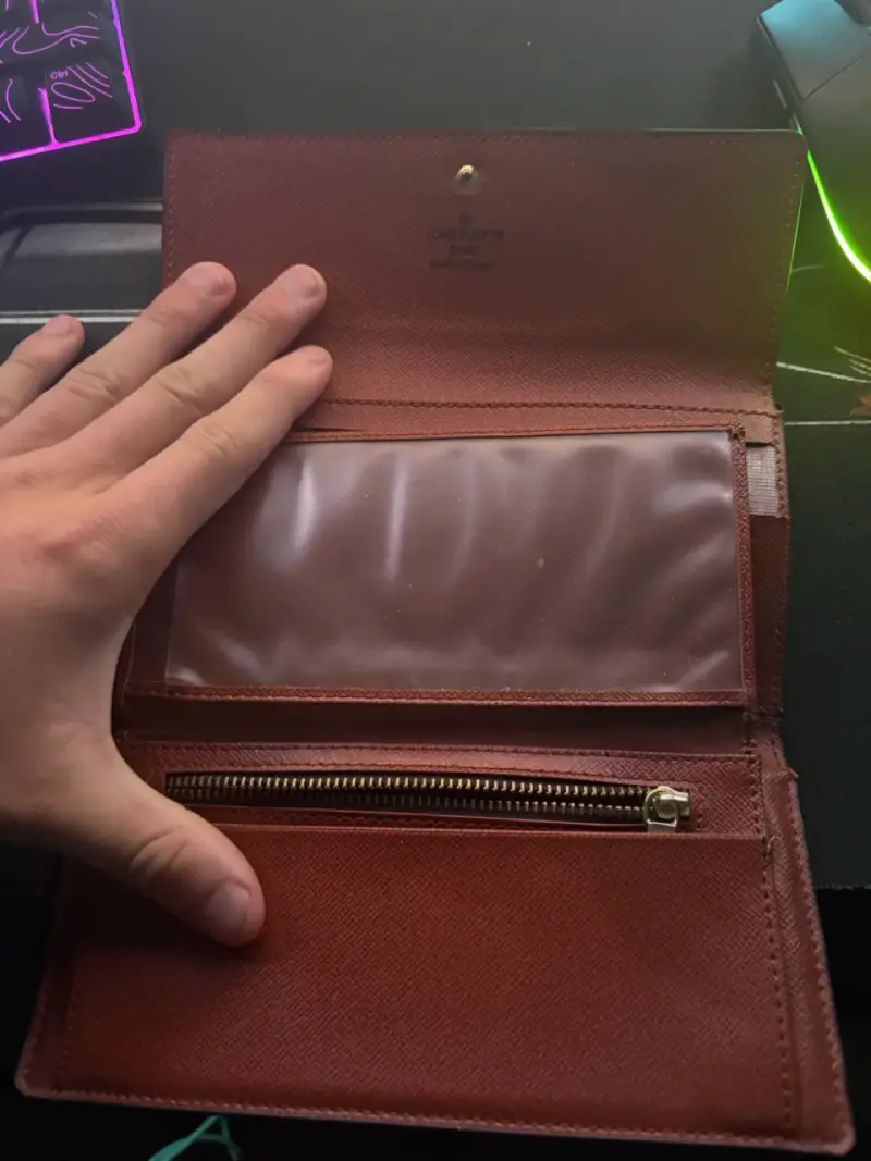 Cartera de cuero Louis Vuitton monograma - 4