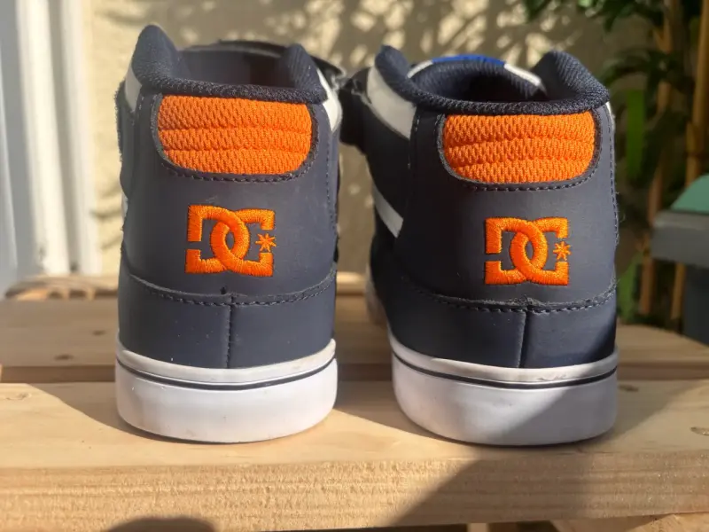 Zapatillas caña alta  DC Shoes azul y blanco - 3