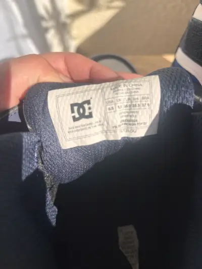 Zapatillas caña alta  DC Shoes azul y blanco - miniatura 6