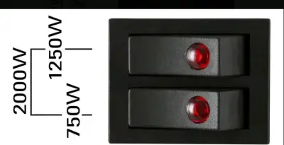 Calefactor eléctrico portátil de convección - miniatura 3