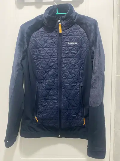 Chaqueta térmica azul para mujer Quechua - miniatura 1