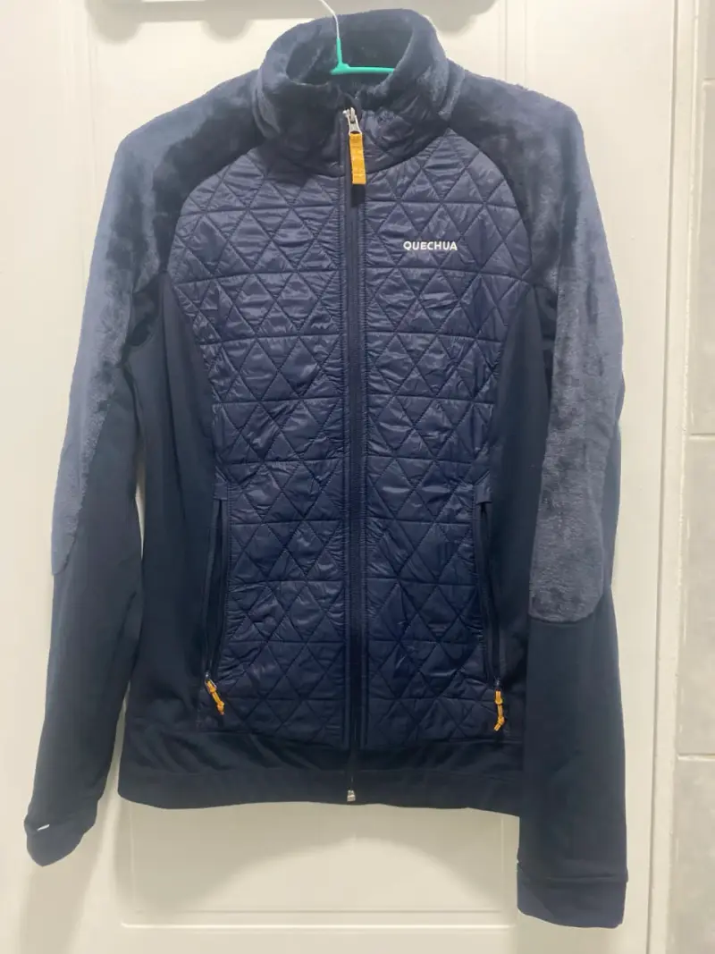 Chaqueta térmica azul para mujer Quechua - 2