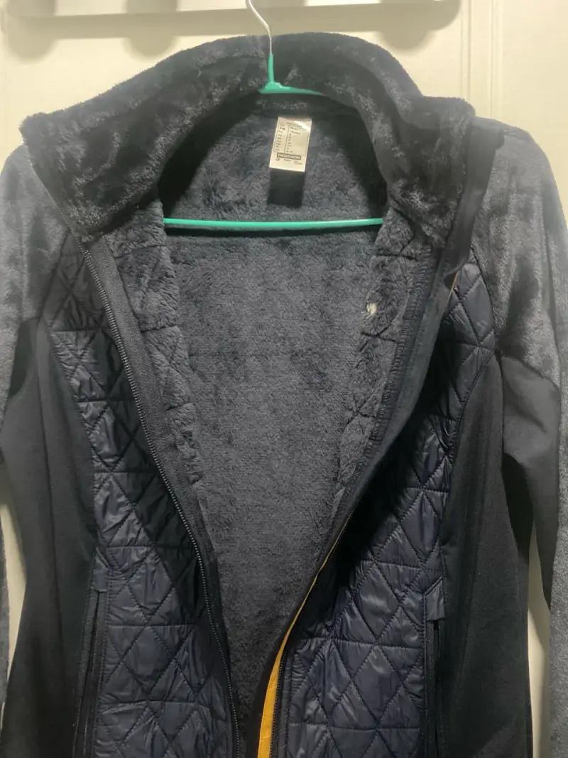 Chaqueta térmica azul para mujer Quechua - 4