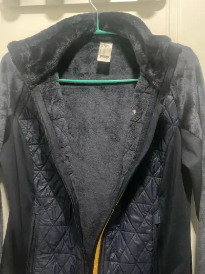 Chaqueta térmica azul para mujer Quechua - miniatura 4