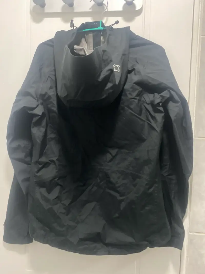 Chaqueta Doite cortaviento impermeable negra p - 3