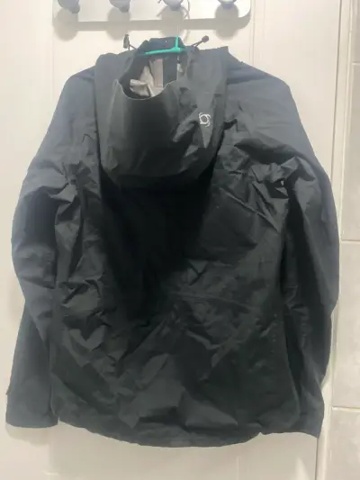 Chaqueta Doite cortaviento impermeable negra p - miniatura 3
