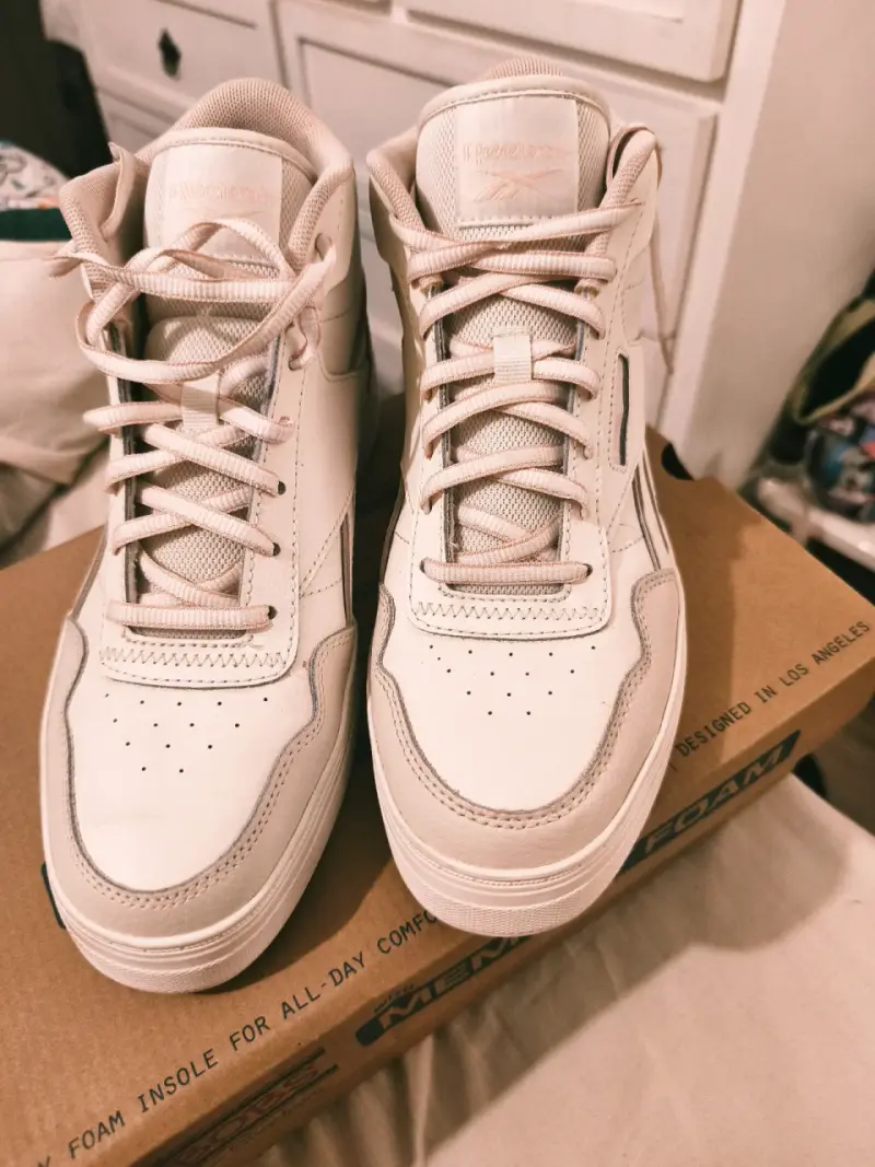 Zapatillas altas blancas Reebok con memory foam - 4