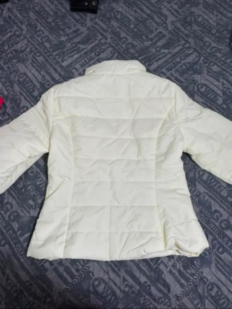 Chaqueta acolchada blanca para mujer - 2