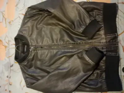 Chaqueta de cuero  Foster para mujer - miniatura 2