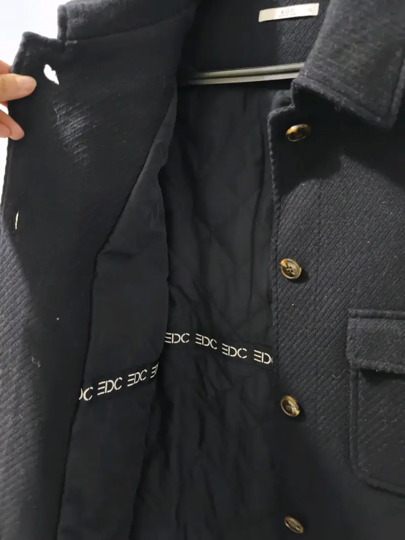 Chaqueta de lana negra Espirit EDC para mujer - 6