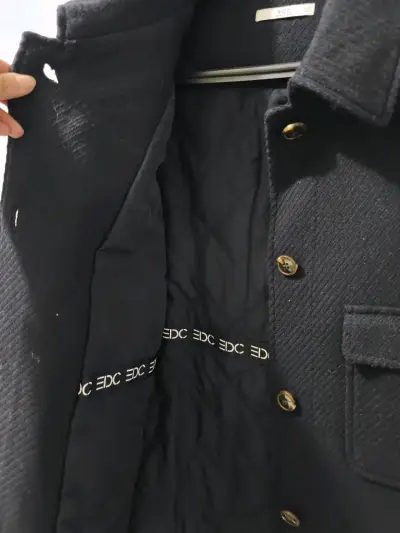 Chaqueta de lana negra Espirit EDC para mujer - miniatura 6