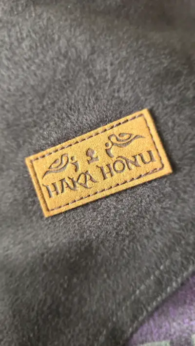 Chaqueta gris con detalles morados Haka Honu retro - miniatura 2