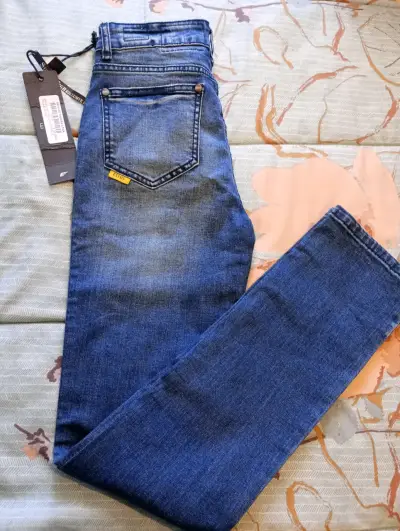 Jeans de mezclilla azul para mujer Ellus - miniatura 2