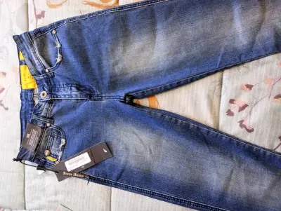Jeans de mezclilla azul para mujer Ellus - miniatura 6