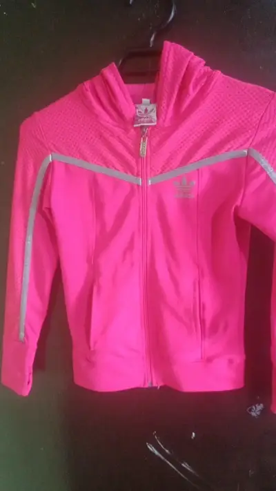 Chaqueta deportiva rosa Adidas Originals para mujer - miniatura 1