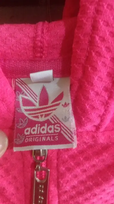 Chaqueta deportiva rosa Adidas Originals para mujer - miniatura 3