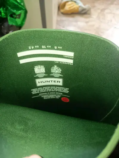 Botas de lluvia Hunter verdes talla 42 - miniatura 3