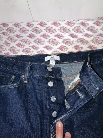 Jeans de mezclilla azul H&M para hombre - miniatura 1