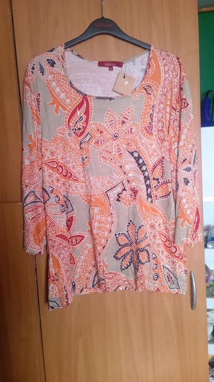Blusas estampada multicolor variedad