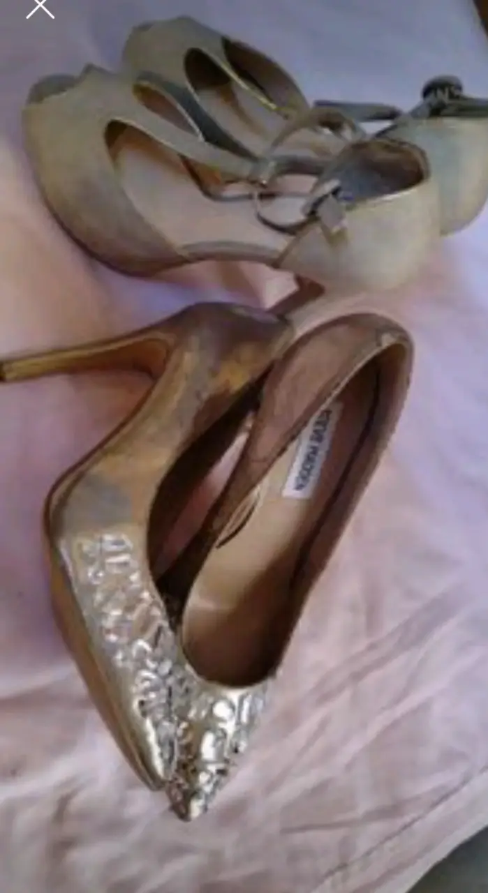 Botines de cuero negro con cierre dorado - 6