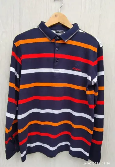 Polera Polo Mastom Rayas Multicolor - miniatura 2