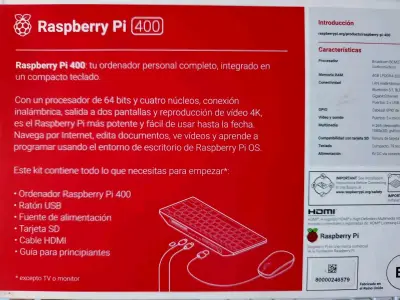 Kit Raspberry Pi 400 con teclado y mouse - miniatura 4