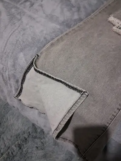 Jeans flare gris rollygo - miniatura 3