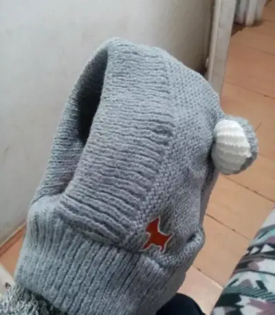 Gorros de lana para niños con diseño de perro - miniatura 1