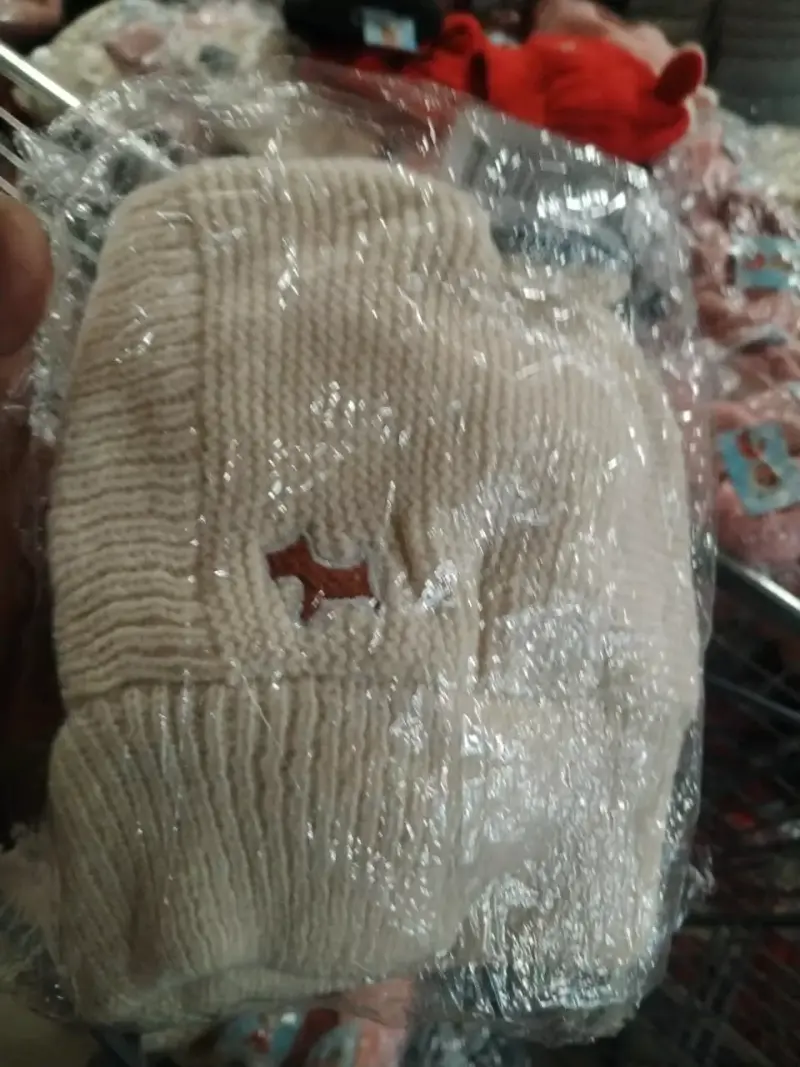 Gorros de lana para niños con diseño de perro - 3