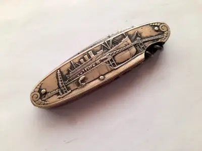 CORTAPLUMA  Naval Marina Barco  Año 1930 ALEMANIA - miniatura 1