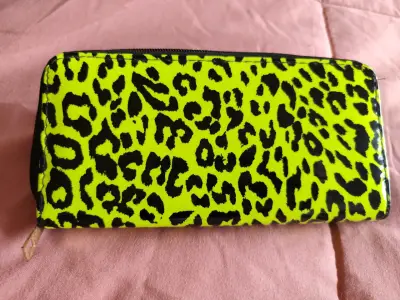 [nueva]Billetera estampado animal print neón - miniatura 1