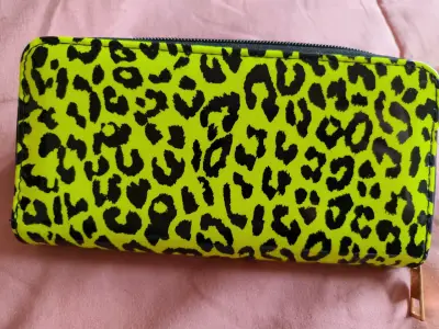 [nueva]Billetera estampado animal print neón - miniatura 3